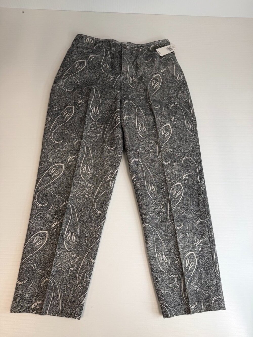 Kate Hill Dress Pant Women 10 Casual Capri High Rise 30x26.5 Work Party Core Ne